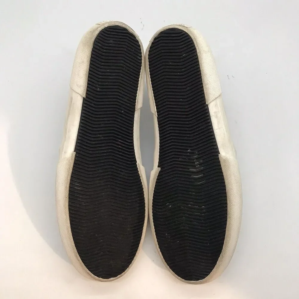 Michael Kors Boerum Lasered Leather Loafers Women's 6M Black Double Gore Shoes